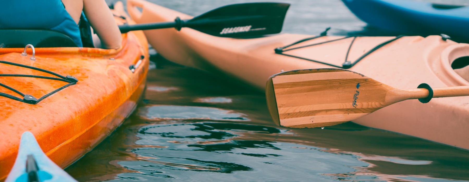 a person in a kayak